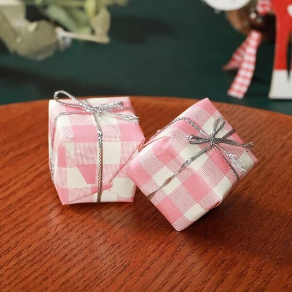 Décoration mini cadeaux de Noël - 3cm 10pcs