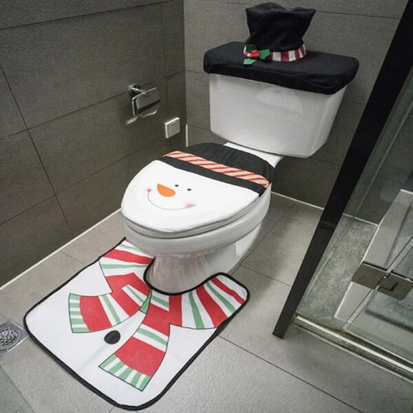 Siège de toilette de Noël