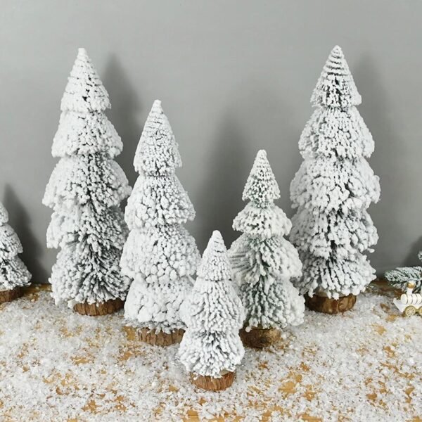 Mini Sapin de Noël avec Neige 20cm